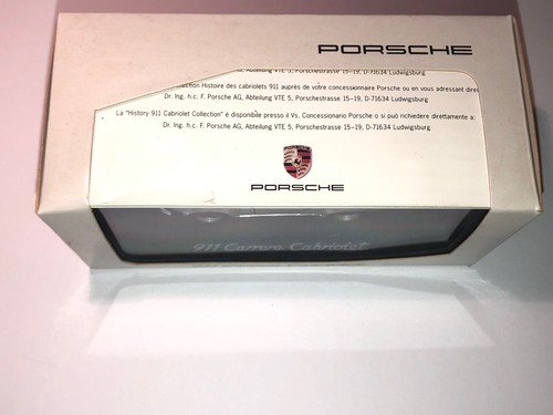 911 carrera cabriolet 1 : 43 mini champs LIMITED EDITION (New Opened Box) - Picture 7 of 14