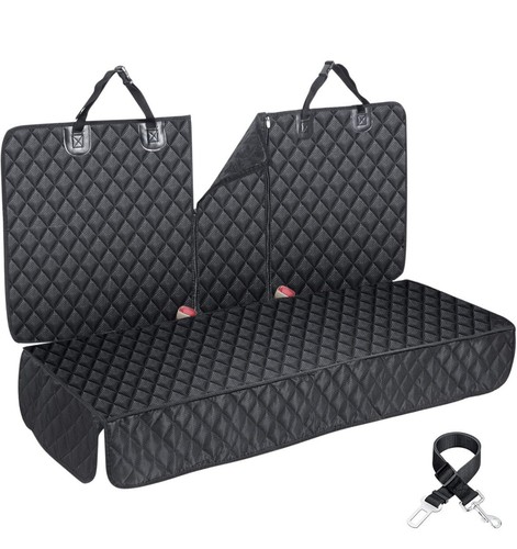 Dog Car Seat Cover for Back Seat Cover for Kids ISOFIX Car ISOFIX X-Large Black - Picture 3 of 11