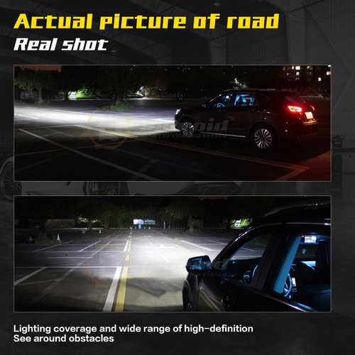 4-Side H4 9003 LED Headlight High Low Beam Conversion Kit Canbus 6000K HID White - Picture 12 of 24