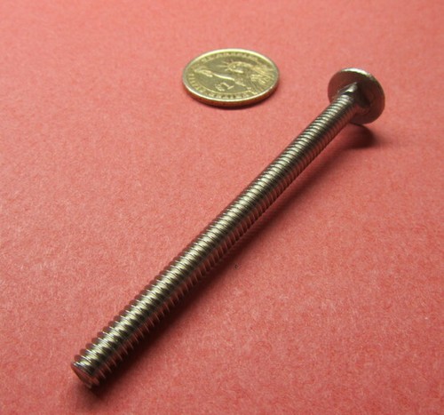 18-8 Stainless Steel Carriage Bolt / Screw 1/4"-20 x 3.50" Length, 20 pcs - Picture 6 of 12