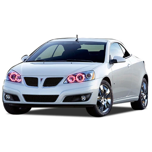 RGB Angel Eye LED Halo kit with IR Remote for 2005-2010 Pontiac G6 Headlights - Image 2 of 4