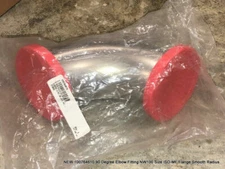 NEW 100764610 90 Degree Elbow Fitting NW100 Size ISO-MF Flange Smooth Radius