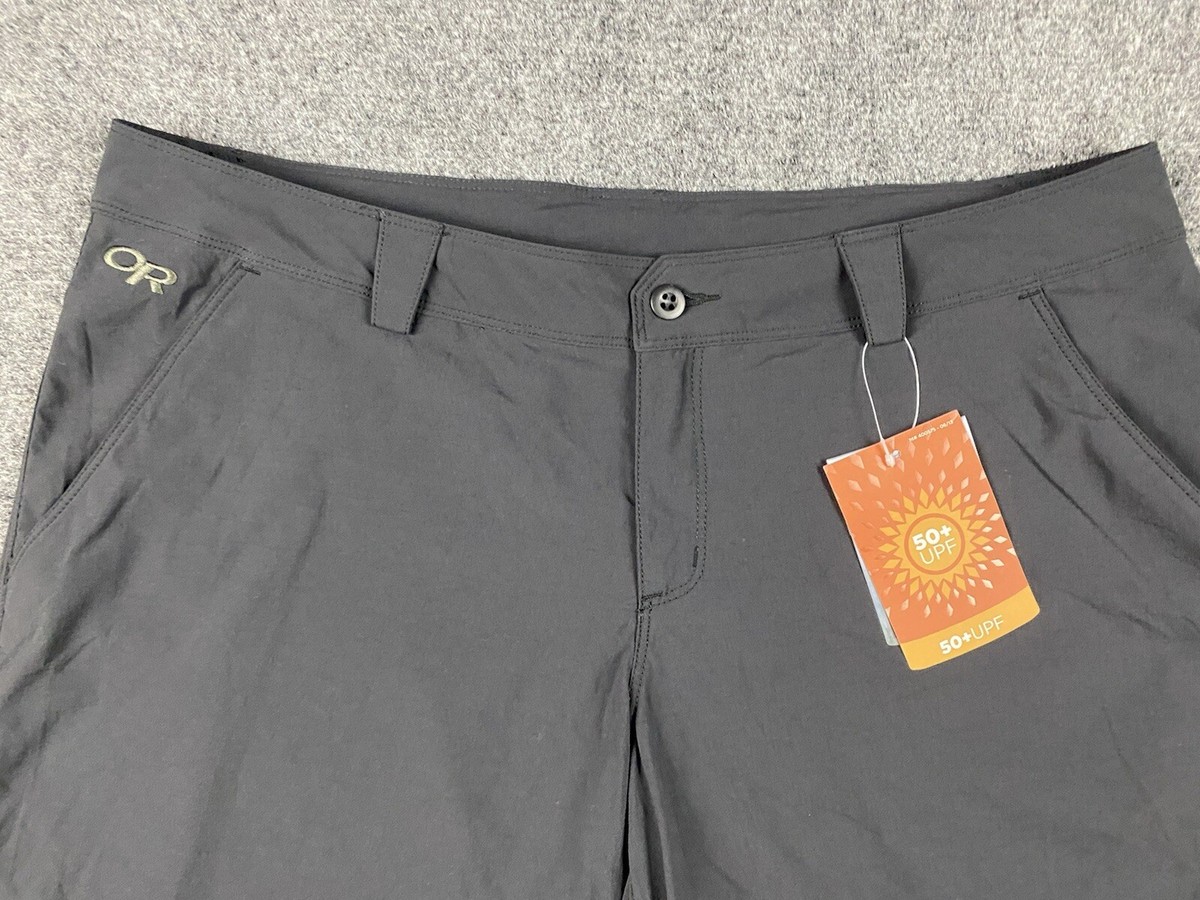 ゴルフ Outdoor Research Women's Equinox Metro Shorts Size 14 Black