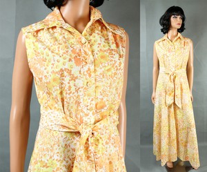 70s floral dress