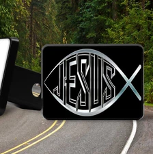 JESUS is the way new Trailer Hitch Cover Plug