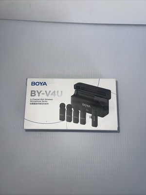 BOYA BY-V4U  4-Channel Wireless Lavalier Mics for Devices With Type C Interface