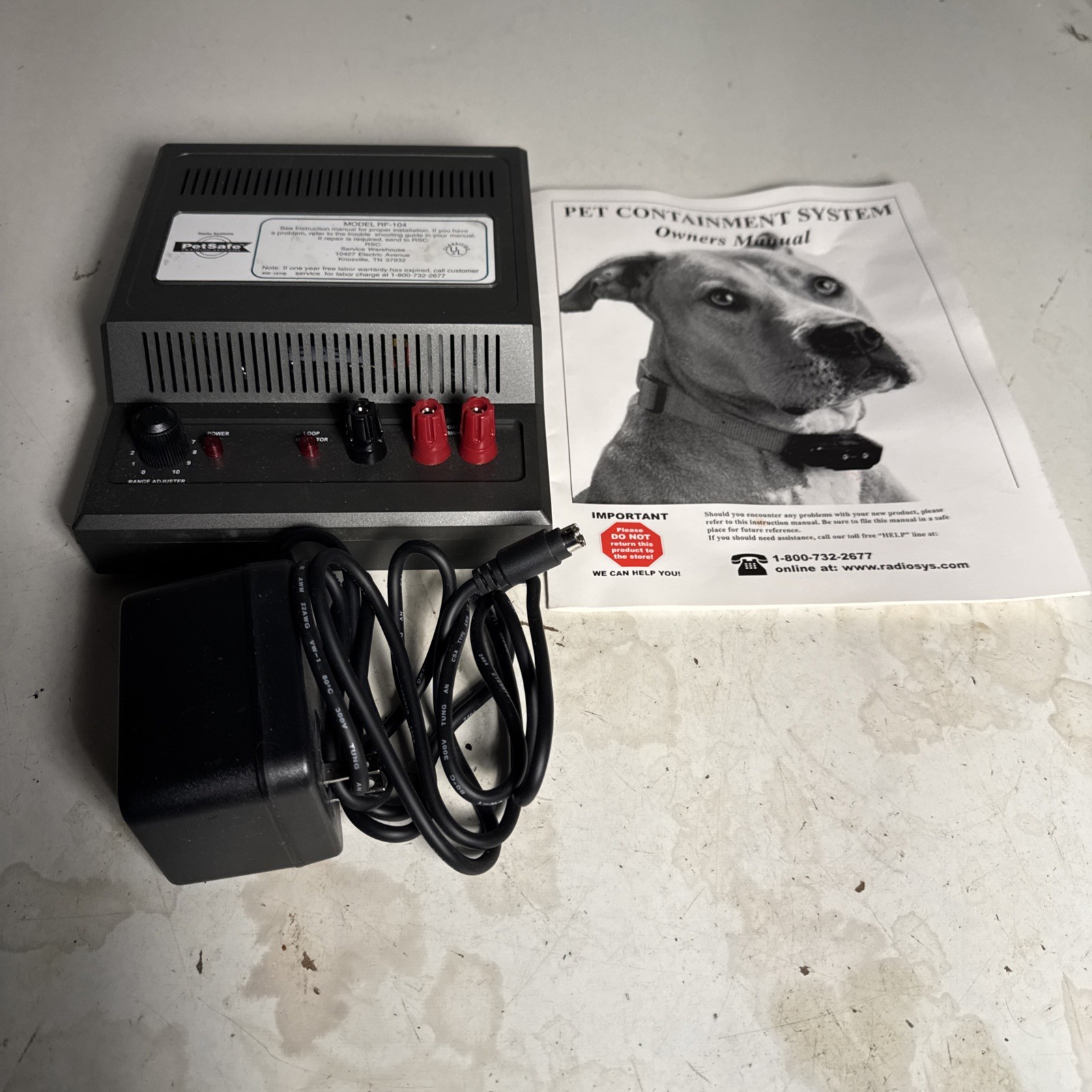 Transmitter Pet Containment Tested