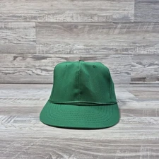 Blank Green Vintage 90s Rope Men's Hat Cap Adult Adjustable Snapback 