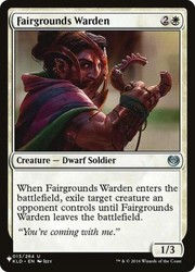 Fairgrounds Warden 013/264 The List Reprints
