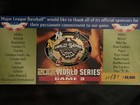 2001 World Series Game 3 (George Bush 1st Pitch) Yankees Diamondbacks Lapel Pin — photo 1