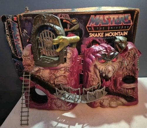 VTG 1983 Heman Masters of the Universe Snake Mountain MOTU Incomplete w/Box