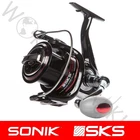 Sonik Beach Sea Reel SKS 8000 Fishing Reel Pier Boat Black Fixed Spool