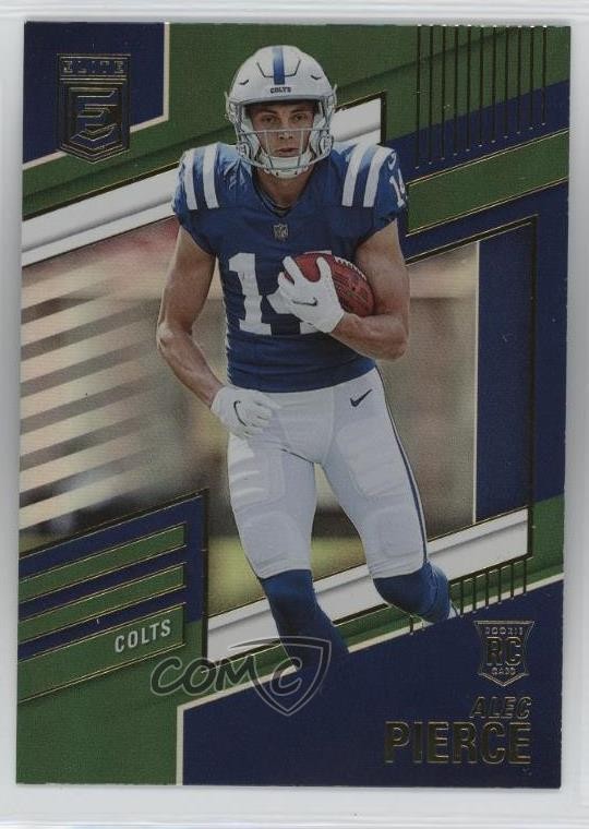 2022 Panini Donruss Elite Rookies Green Alec Pierce #155 Rookie RC 0t2