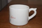 VTG Old Spice Ship Friendship Shaving Mug Shulton Milk Glass Cup  with Brush — photo 3