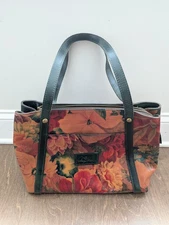 Patricia Nash Women's Leather Floral Print Hand Bag NWOT Multi Color
