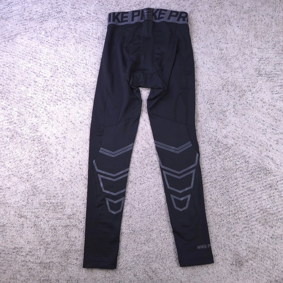 Mallas Nike Pro para hombre medianas hipercálidas de compresión negras entrenamiento rendimiento Foto 2 de 4