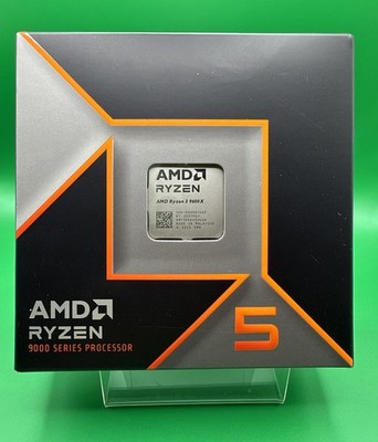 AMD Ryzen 5 9600X Processor (Zen 5) 6-Core 3.9GHz AM5 65W CPU 100-000001405 USED