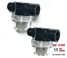 Water Pump Strainer Filter, 2 Pcs for RV Trailer Marine Twist-on pipe