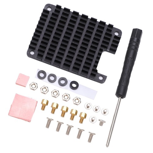 Aluminum Alloy Heat Sink With Installation Kit For CM4 - Ensure - Afbeelding 21 van 22