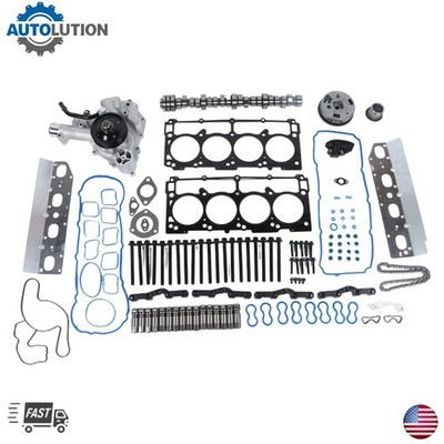 MDS Lifters Cam Timing Chain VVT Water Pump Kit For 2009-19 Dodge Ram 1500 5.7L
