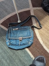 Vintage Denim Crossbody Adjustable Strap handbag