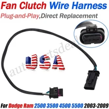 For Ram 2003-2009 2500/3500/4500/5500 Diesel Fan Clutch Wiring Harness Connector