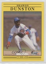 1991 Fleer Shawon Dunston #420 4mt