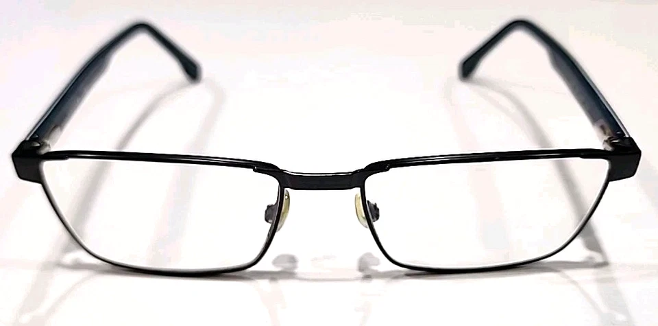 Anteojos rectangulares Lacoste L2243 negro metal azul 54-17 145 Foto 2 de 4