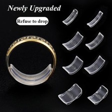 8 Pcs Silicone Ring Size Adjuster Invisible Resizer Reducer for Loose Rings