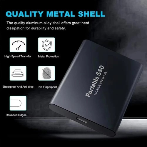 Hard Disk Esterno 1 TB Ssd Portatile TypeC Ad Alta Velocità - 第 4/4 張圖片
