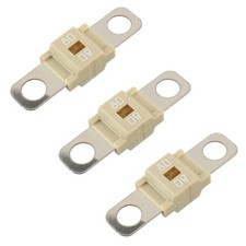 AMI/Midi 80A High Current BoltOn Fuse 80 Amp Auto Truck Bus Boat 3 PCS