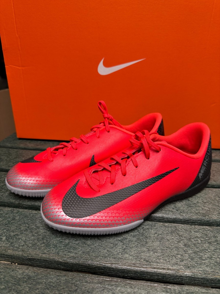 New Nike Junior Mercurial Vapor 12 Academy GS IC CR7 AJ3099-600