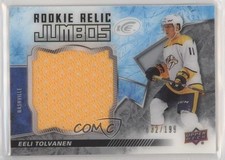 2018-19 Upper Deck Ice Rookie Relic Jumbos /199 Eeli Tolvanen #RRJ-ET 1q2