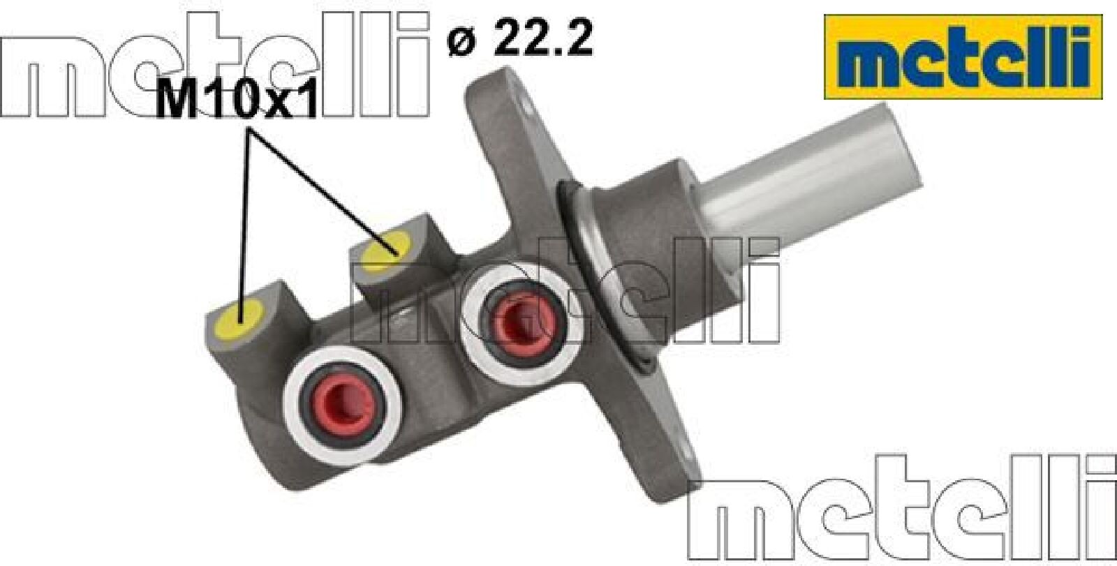metelli 05-1157 Hauptbremszylinder Bremszylinder für Toyota
