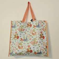 Cat Cats Mermaids Ocean Fish Shells Gift Bag Reusable Tote Bag Marshalls New!