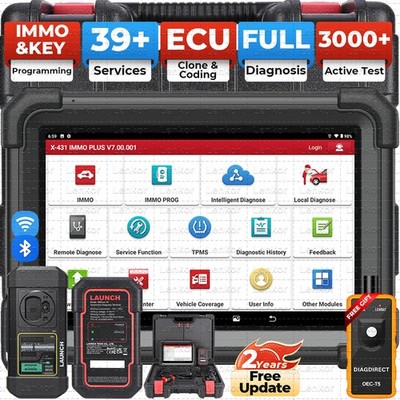 2026 LAUNCH X431 IMMO PLUS PAD VII Key Programming Car Diagnostic Tool ECU Clone