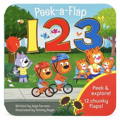 Peek-a-Flap 123 - Lift-a-Flap Board Book for Curious Minds and Little Learne...