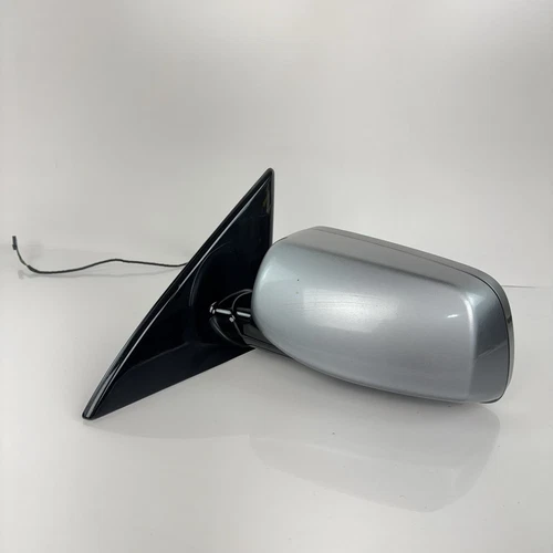 2004 2005 BMW 545i Driver Left Side View Power Door Mirror Grey OEM