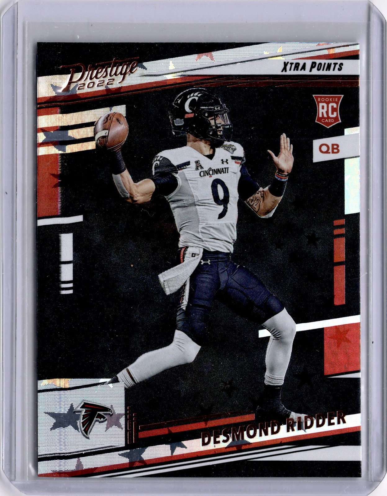 2022 Panini Prestige #304 Desmond Ridder Xtra Points Galaxy