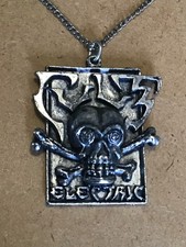 Cult Electric Vintage Necklace Pendant 1991 UK Import Alchemy Carta Poker Rox!