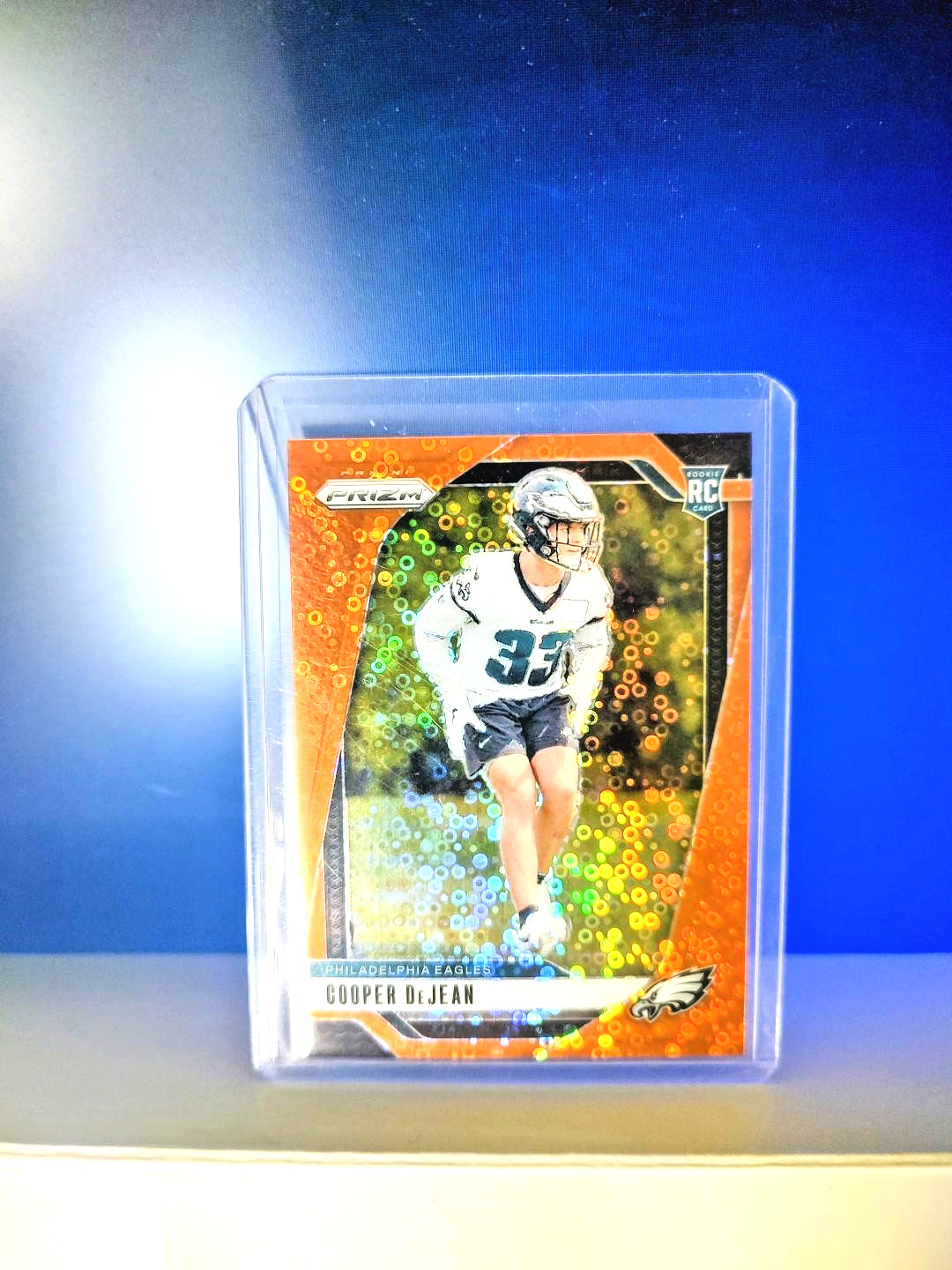 2024 Panini Prizm - Rookie Cooper DeJean #321 Orange Disco Prizm (RC) Eagles