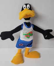 Warner Bros Daffy Duck Space Jam Plush Toy 1996 McDonald Vintage