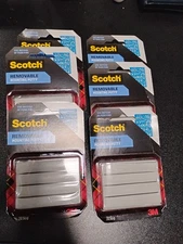 Scotch Removable Adhesive Putty, 2 oz, Reusable Mounting Tack, Pack of 6