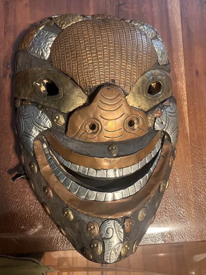 Máscara de la muerte budista tibetana Foto 3 de 4