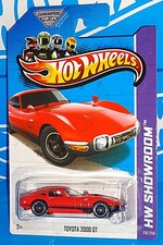 Hot Wheels 2013 All Stars Series #176 Toyota 2000 GT Red w/ MC5s