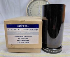 BUHL OPTICAL 1.4 IN. SUPERWIDE PROJECTION LENS FOR CAROUSEL CAT. NO. 475-60