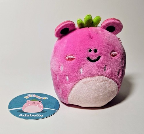 2.5” Squishmallows *Adabelle Strawberry Frog* Micromallows Plush Mystery Squad - Imagen 1 de 4