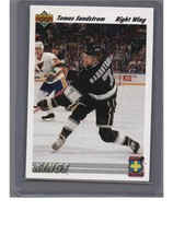 1991-92 Upper Deck #E7 Tomas Sandstrom Euro-Stars
