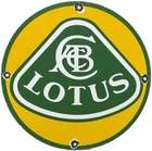 VINTAGE LOTUS PORCELAIN DEALERSHIP SIGN ITALY LAMBORGHINI GAS OIL FERRARI ENZO