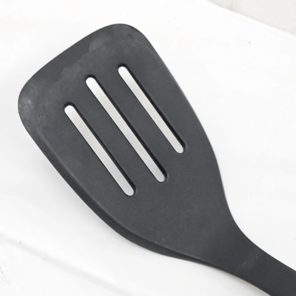 KITCHENAID Black & Red Slotted Cooking Spatula Turner Flipper Utensil 14” - Image 3 of 4
